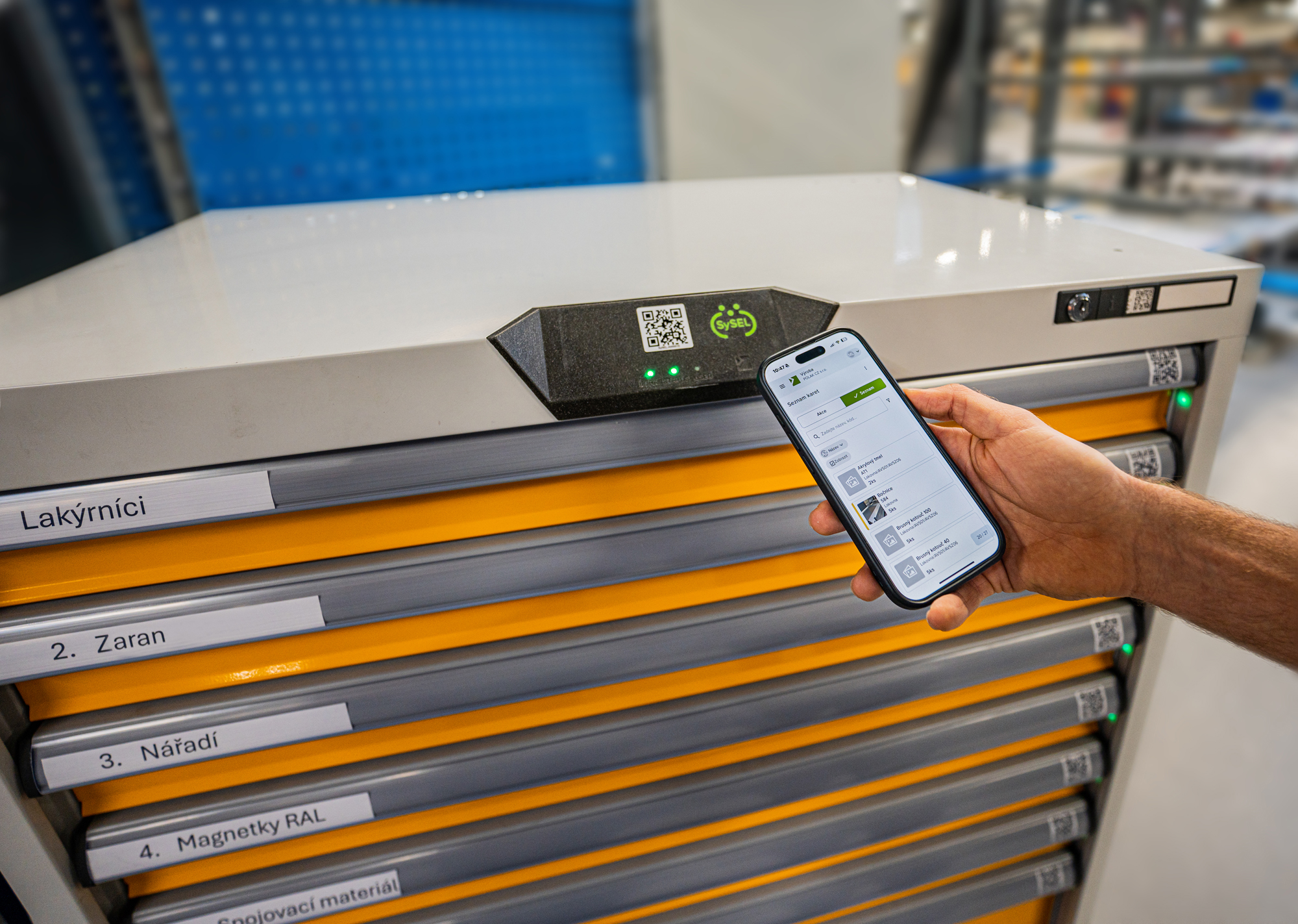 Jednoduchý evidenční systém do skladu SySEL – POLAK CZ