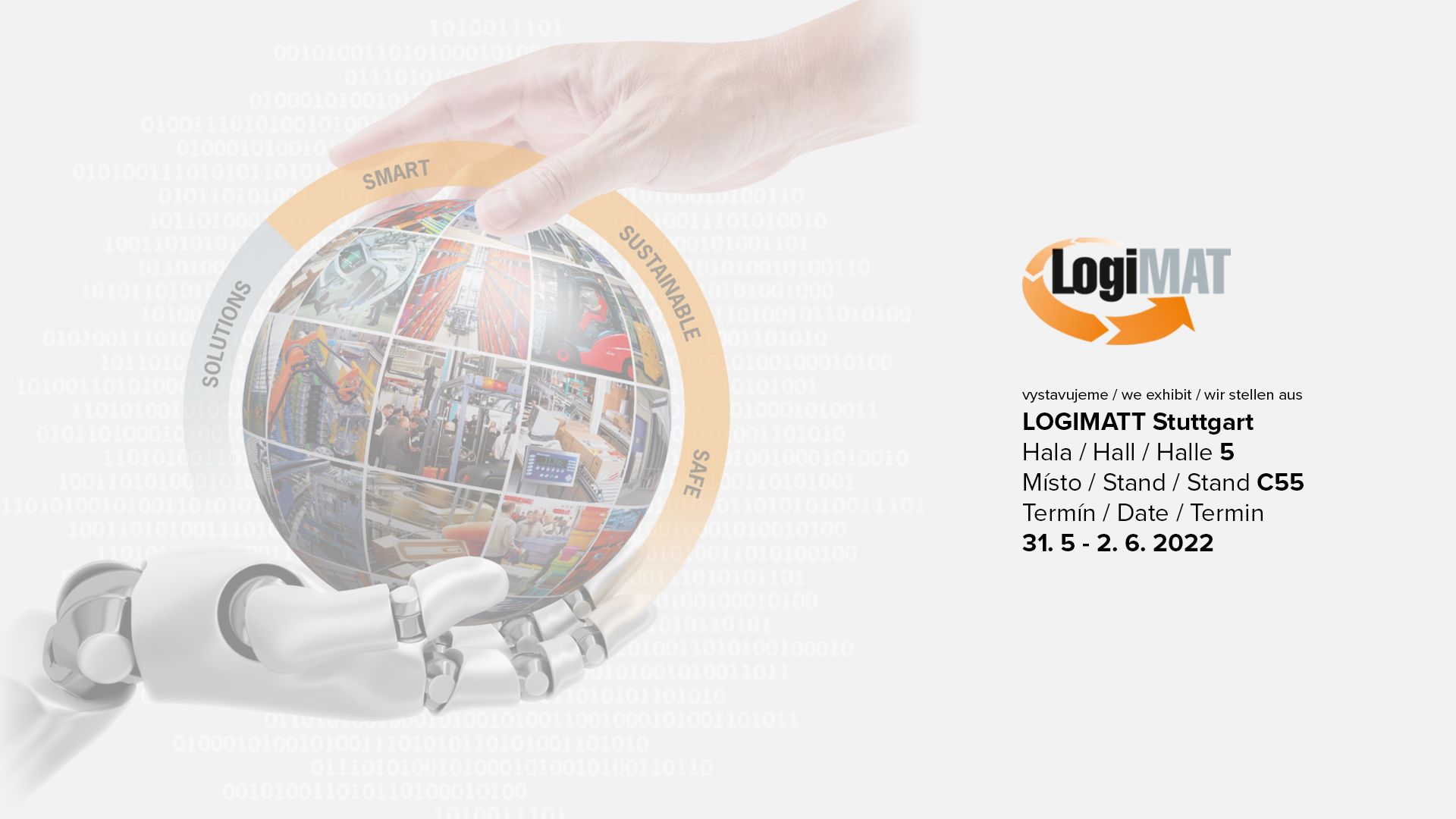 Pozvánka na medzinárodný veľtrh LogiMAT 2022