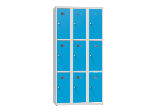 Šatňové skrinky kovové 9-box XS99-18
